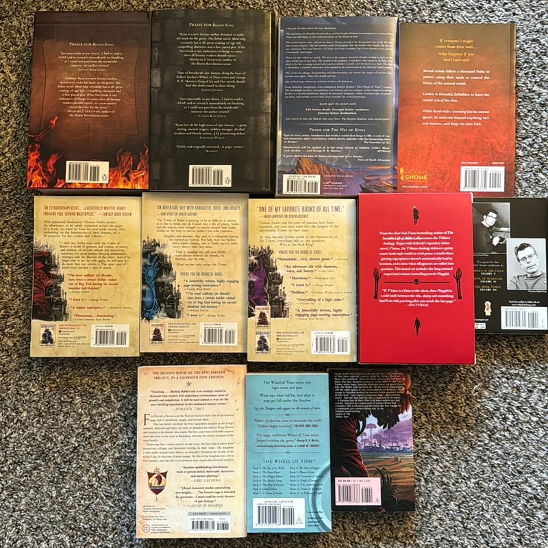Fantasy/Sci-Fi book lot