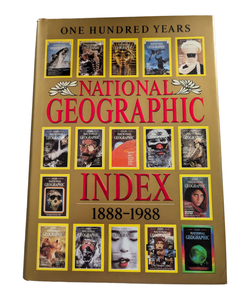 National Geographic Index 1888-1988