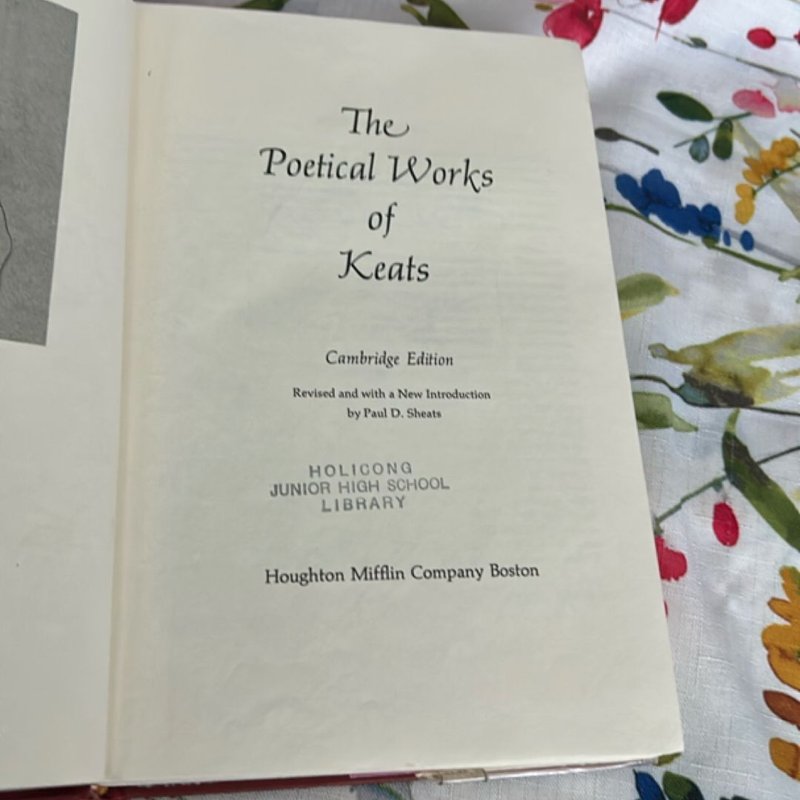 Poetical Works of Keats