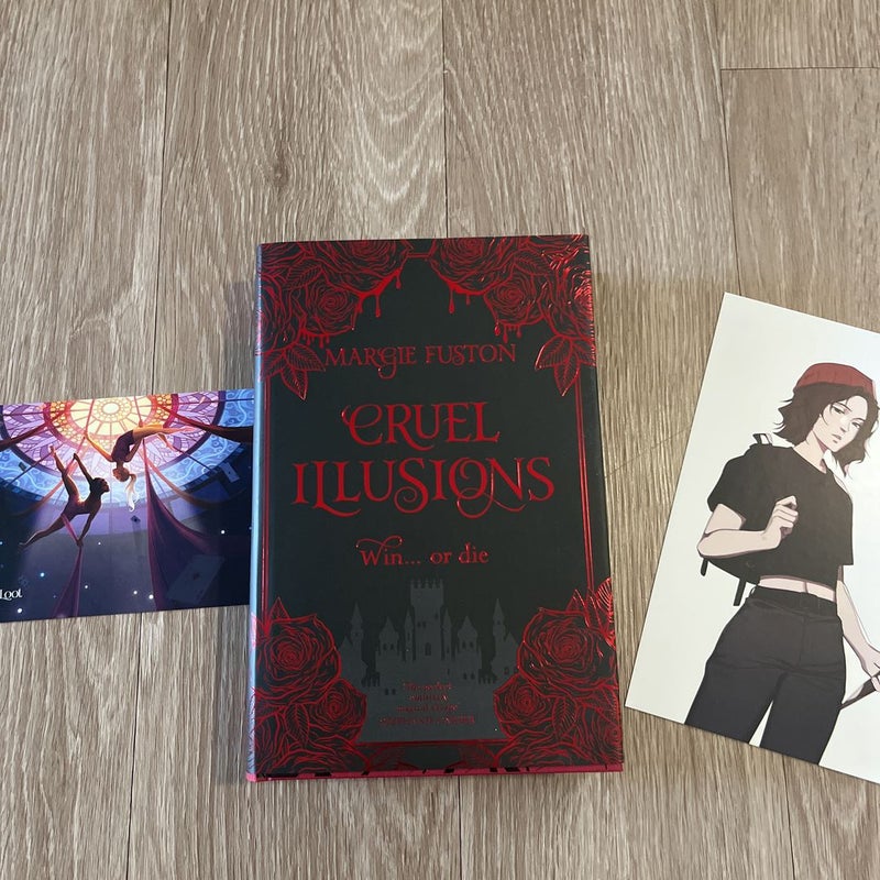 Fairyloot purchases SIGNED Edition CRUEL ILLUSIONS by Margie Fuston