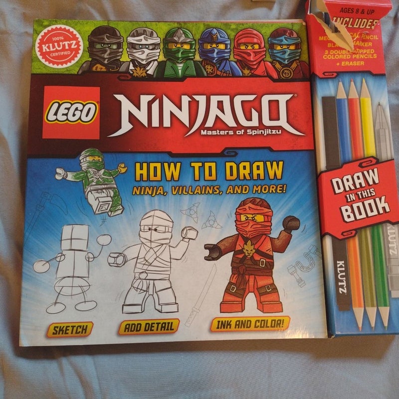 Klutz: LEGO® NINJAGO® How to Draw Ninja, Villains, and More!