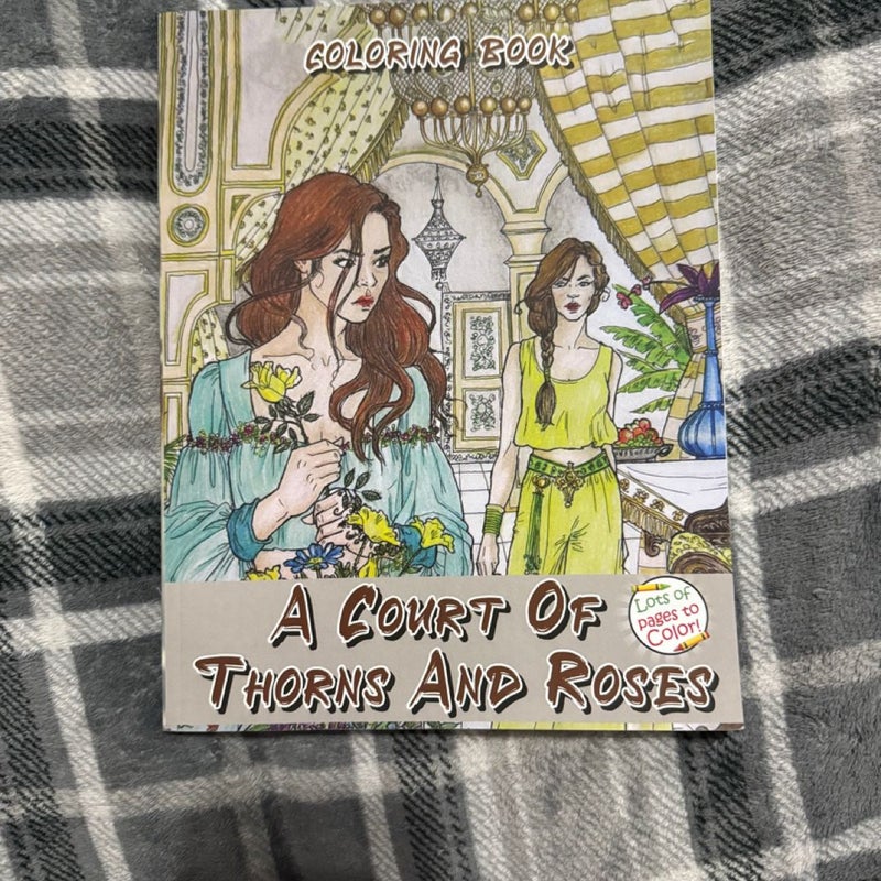 A Court of Thorns and Roses Coloring Book