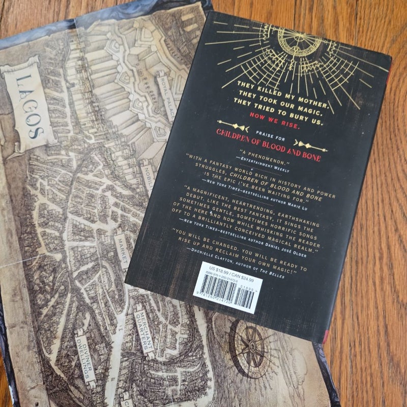 SIGNED +map Children of Blood and Bone 