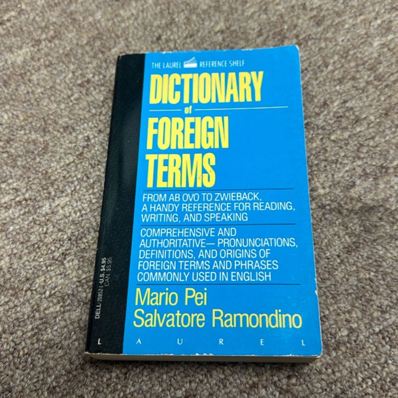 Dictionary of Foreign Terms