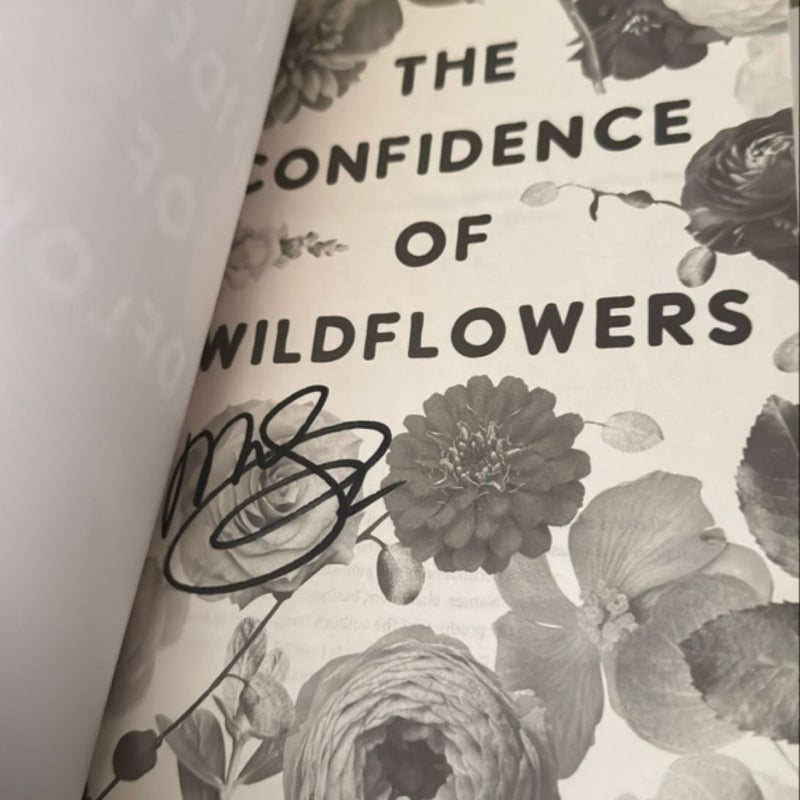 The Confidence of Wildflowers SIGNED self pub