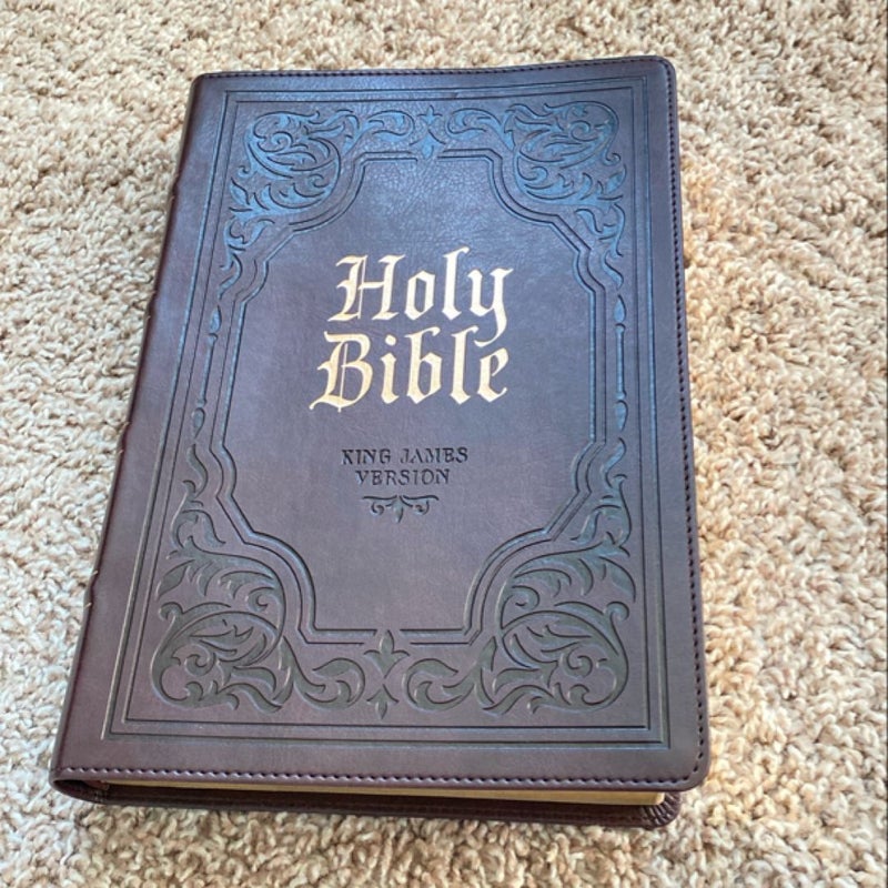 KJV Bible Giant Print Full Size Dark Brown