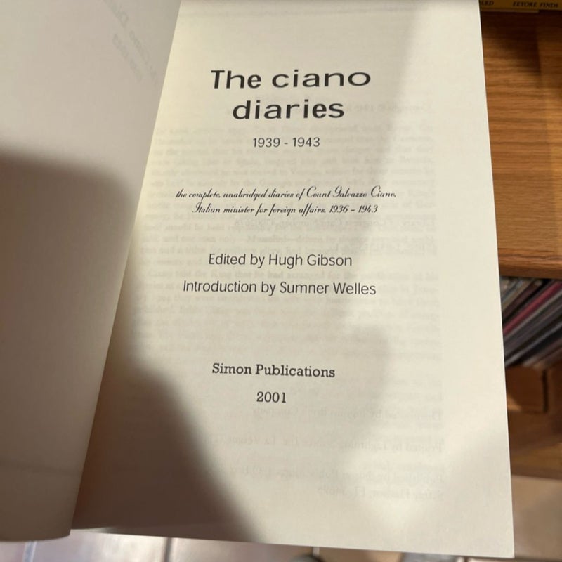 The Ciano Diaries, 1939-1943