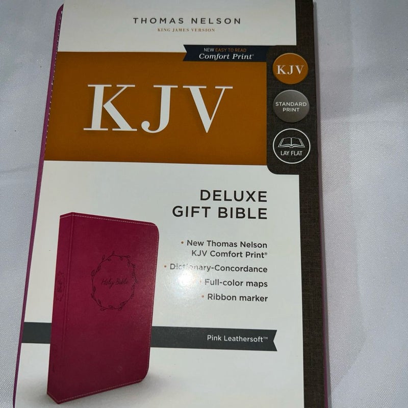 KJV Deluxe Gift Bible, Red Letter Edition [Pink]