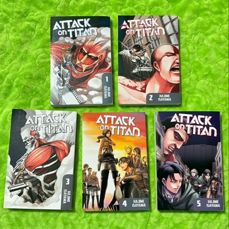 Attack on Titan 1-5