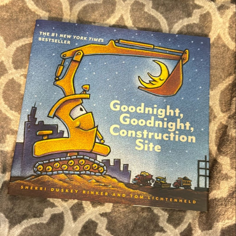 Goodnight, Goodnight Construction Site (Hardcover Books for Toddlers, Preschool Books for Kids)