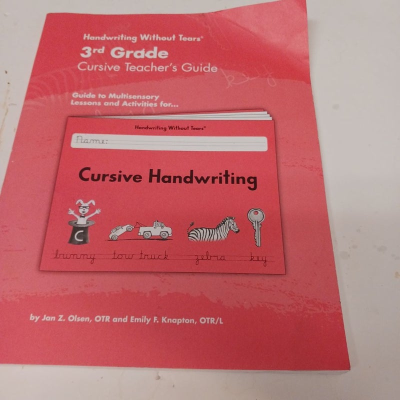 3rd Grade Cursive Teacher's Guide