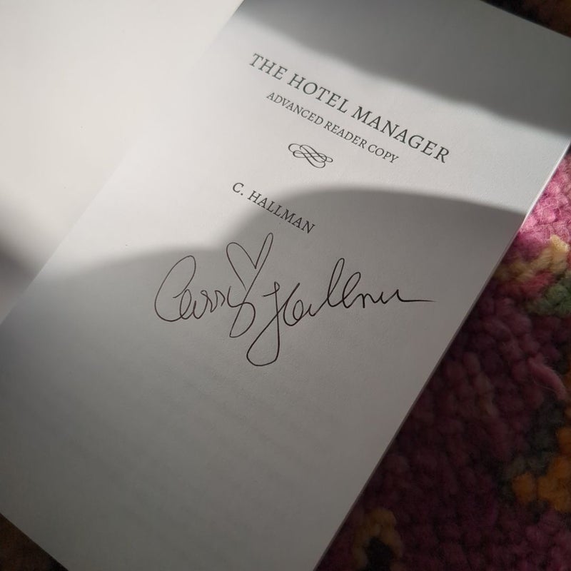 The Hotel Manager SIGNED