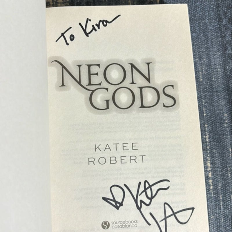 Neon Gods - handsigned (personalized to “Kira”)