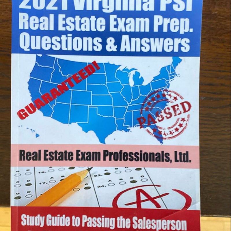 2021 Virginia PSI Real Estate Exam Prep Questions and Answers