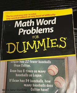 Math Word Problems for Dummies 