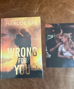 Wrong For You by Harloe Rae (Signed Special Edition) bookaholic book box