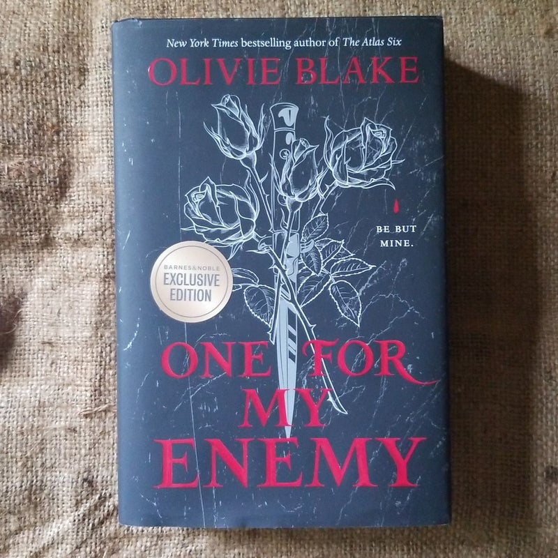 SIGNED COPY) ONE FOR MY ENEMY BY OLIVIE BLAKE - HARDCOVER - FICTION