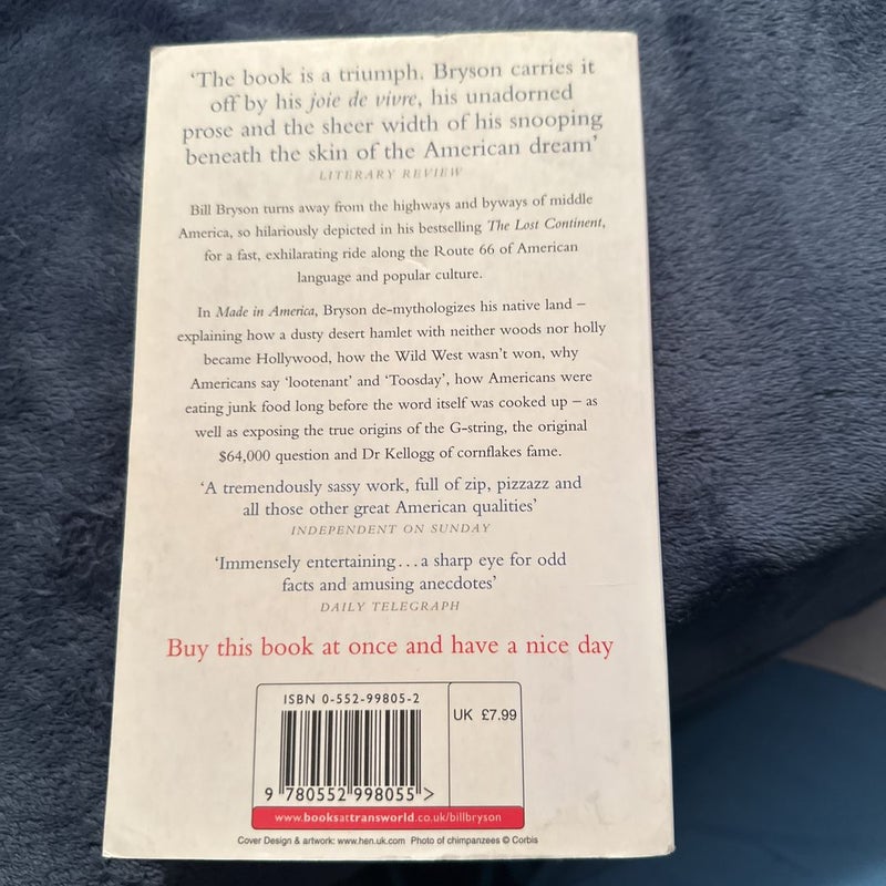 (UK Novel) Made in America