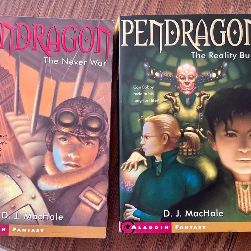 TWO Books Pendragon Series The Never War & The Reality Bug Set