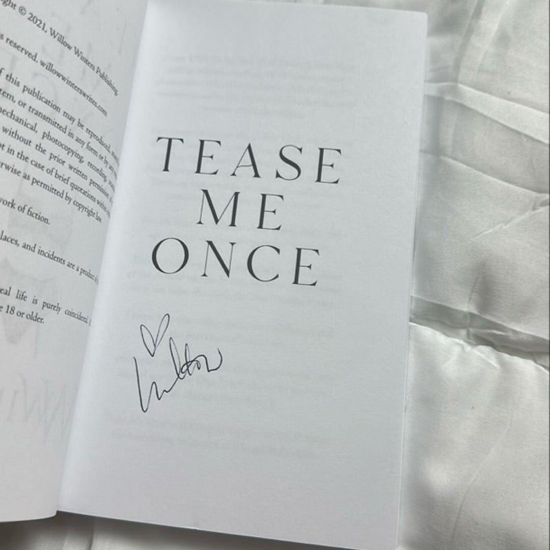 Tease Me Once (Signed)