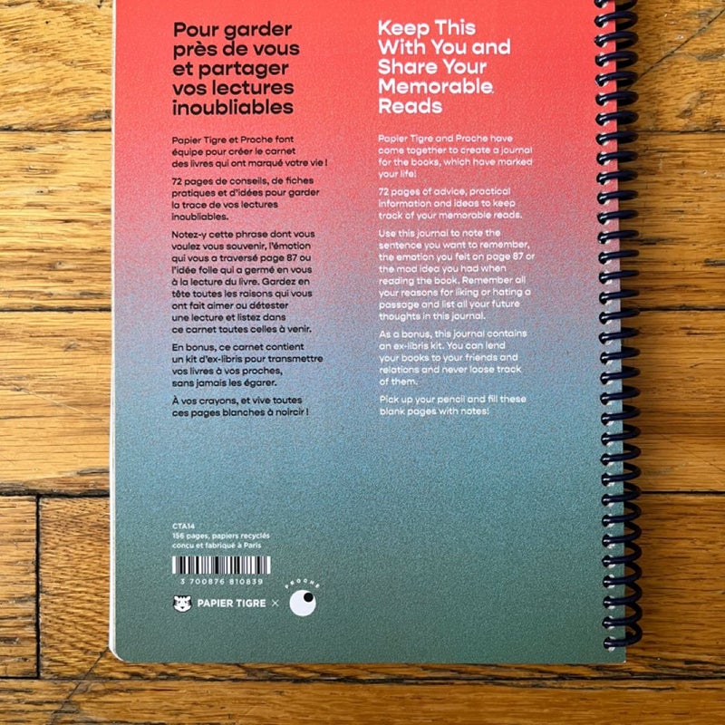 Papier Tigre Reading Journal