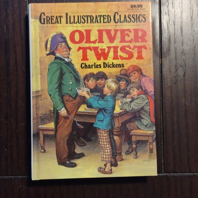 The Great Illustrated Classics: Gulliver's Travels, The Jungle Book, and Oliver Twist.