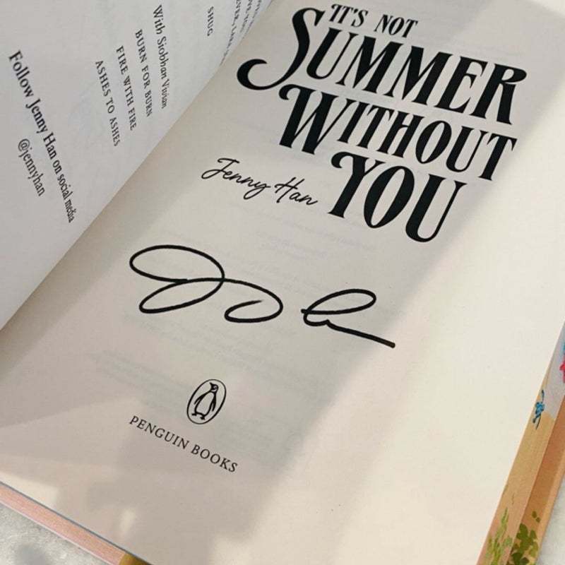 Fairyloot The Summer I Turned Pretty Set SIGNED Jenny Han