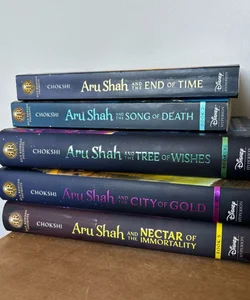Complete Series Set of 5 Aru Shah Kid’s Adventure Books