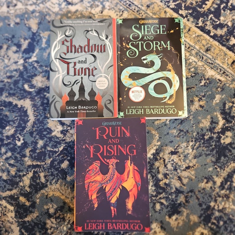 Shadow and Bone, Siege and Storm, Ruin and Rising