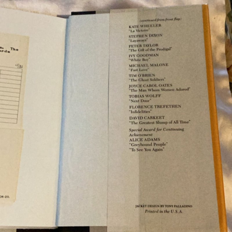 Prize Stories 1982