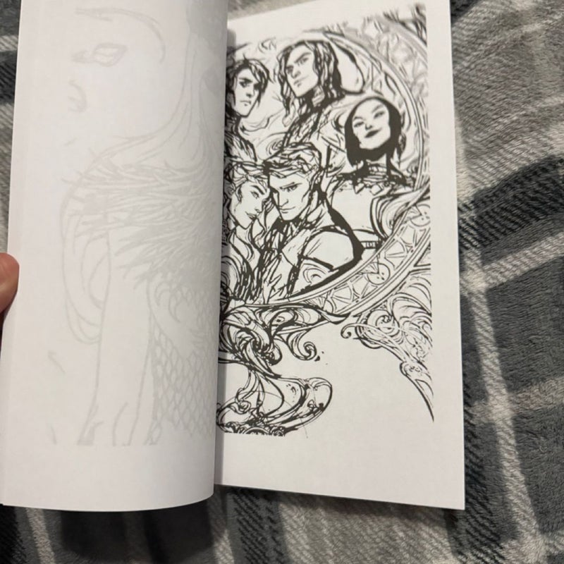 A Court of Thorns and Roses Coloring Book