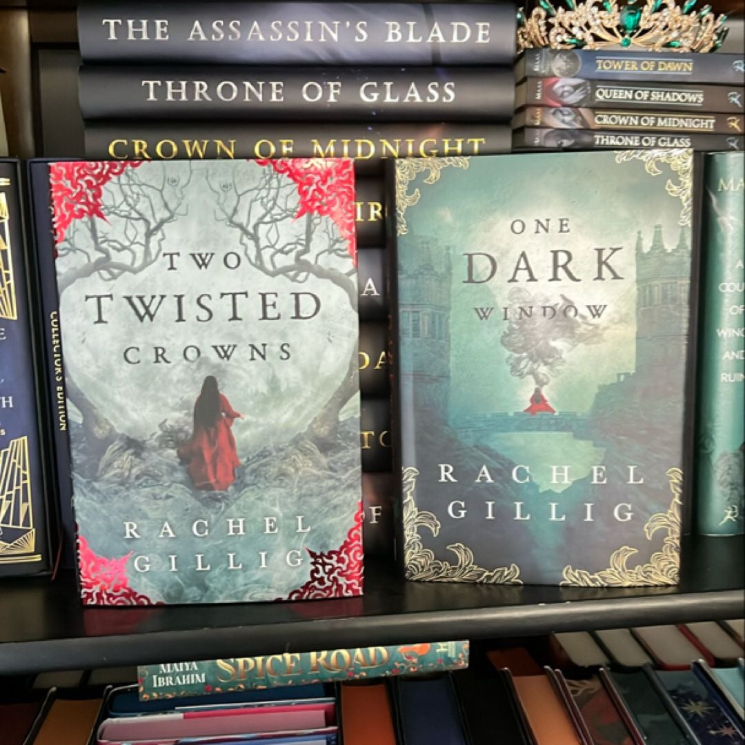 One Dark Window and Two Twisted Crows Fairyloot Exclusive Editions by Rachel Gillig, Hardcover