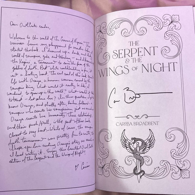 The Serpent and the Wings of Night