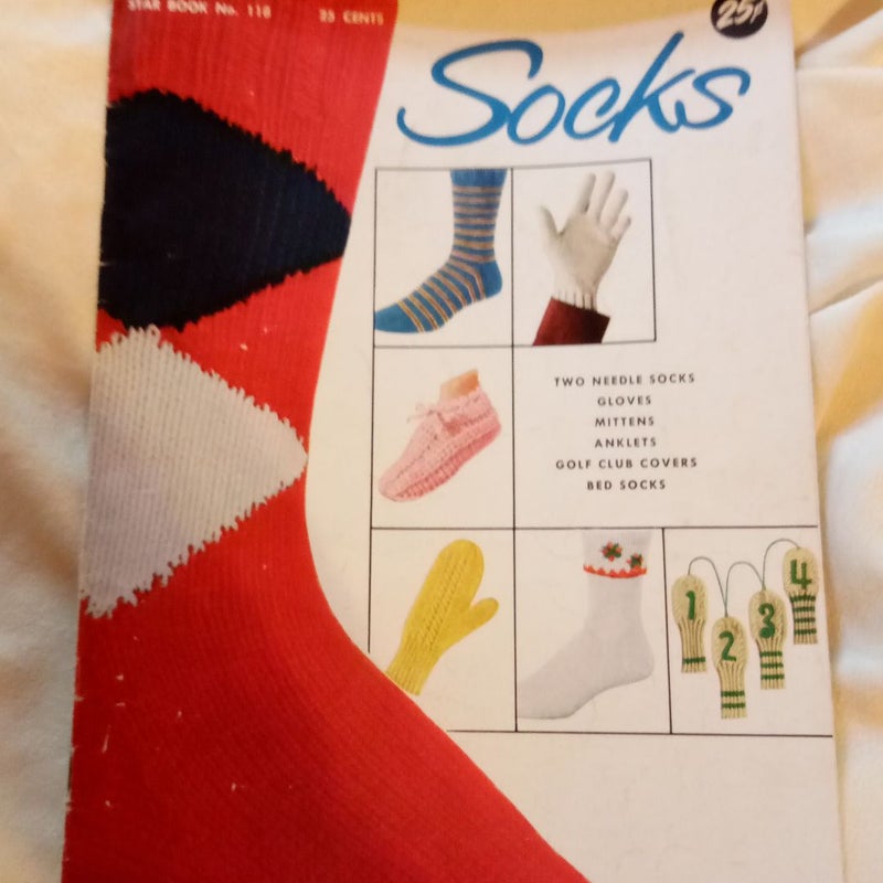 Socks Vintage 1955 knitting booklet