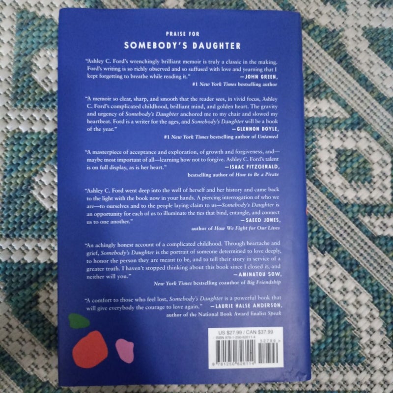 Somebody's Daughter SIGNED 1st Ed.
