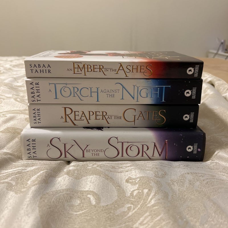 An Ember in the Ashes Complete Series OOP edition. 
