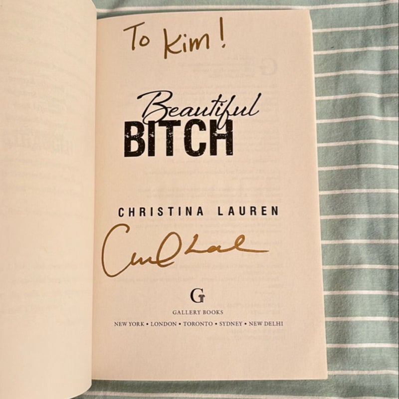 Beautiful Bitch (Signed & Personalized to Kim)