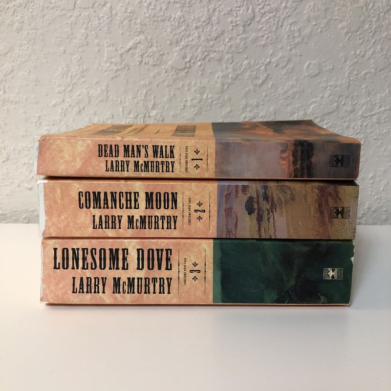 Dead Man's Walk, Comanche Moon, & Lonesome Dove Book Set