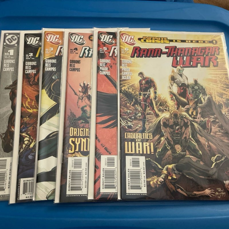 Rann-Thanagar War 1-6 (2005DC) set