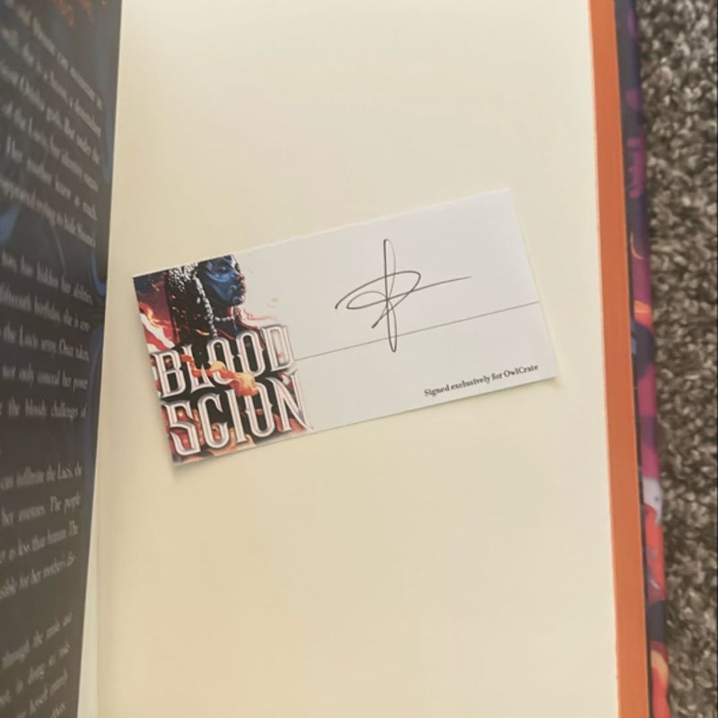 Blood Scion Owlcrate Edition with Signed Nameplate