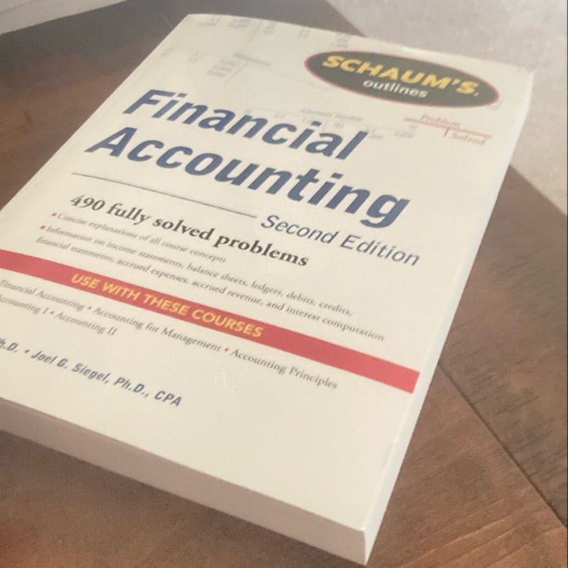 Schaum's Outline of Financial Accounting, 2nd Edition