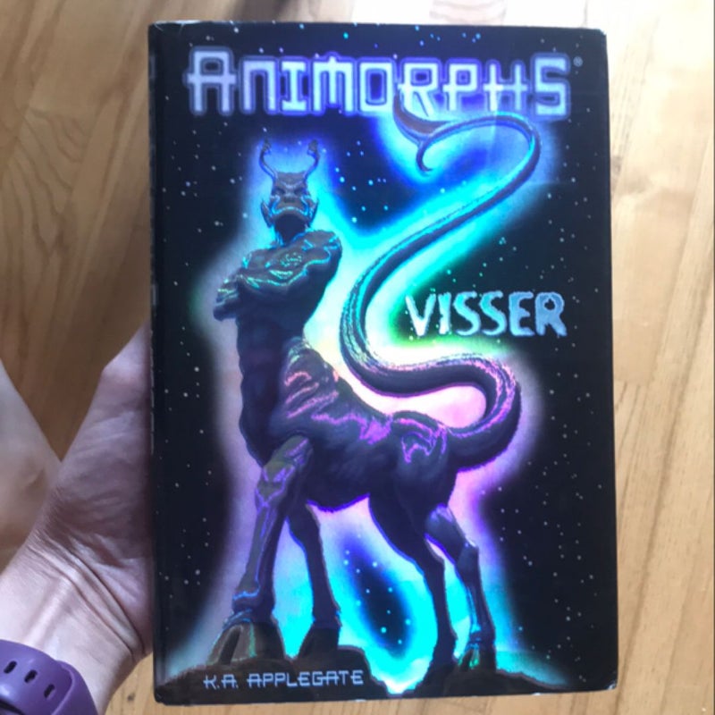 Animorphs Visser hardcover with dust jacket