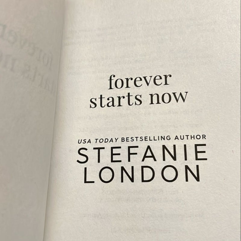 Forever Starts Now