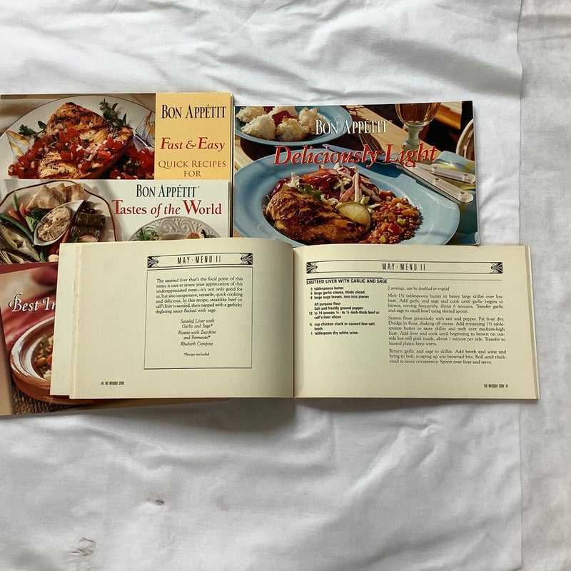 Bon Appetit Recipe Booklets 