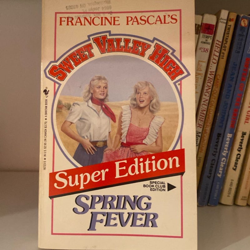 Spring Fever sweet valley high