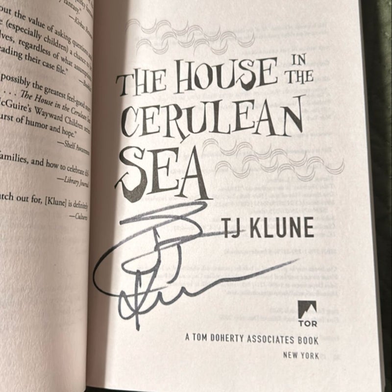 SIGNED The House in the Cerulean Sea