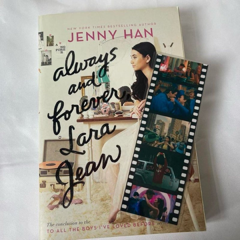 Always and Forever, Lara Jean film strip bookmark 