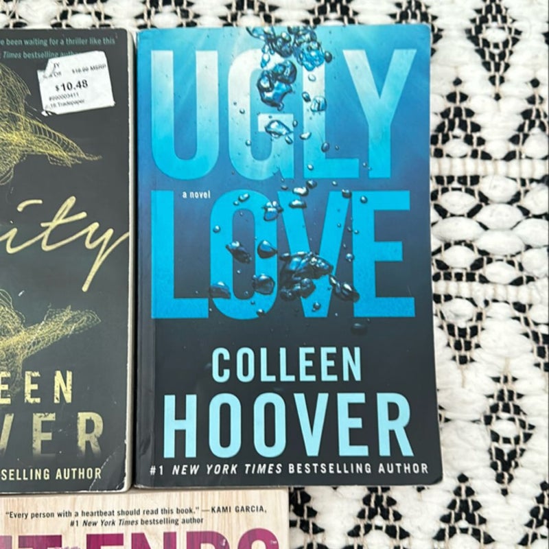 Colleen Hoover bundle | November 9, Verity, Ugly love, Reminders of Him, It ends with us