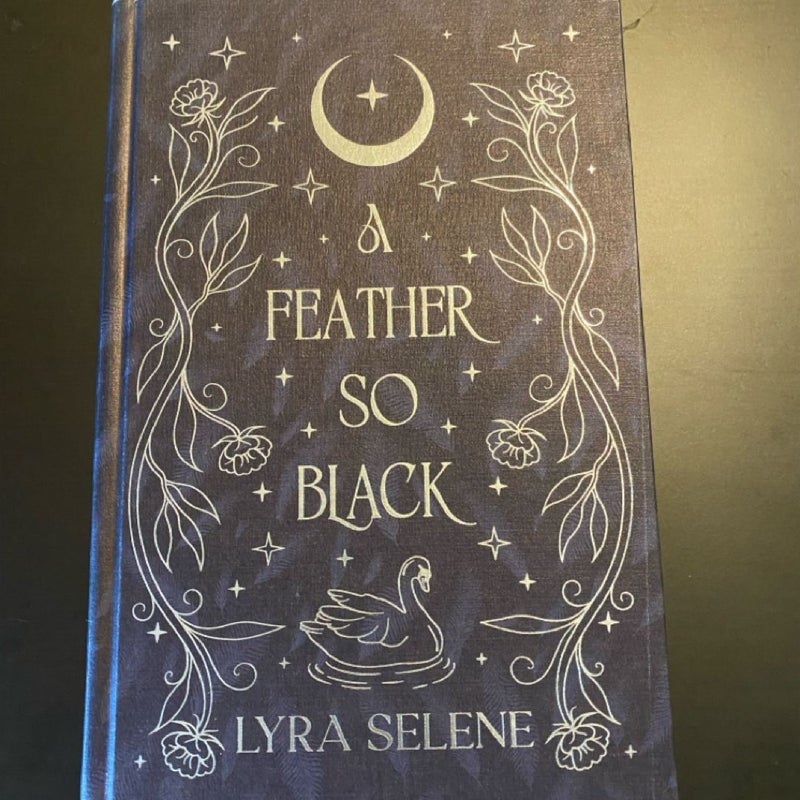 Fairyloot A Feather So Black signed sprayed special edition