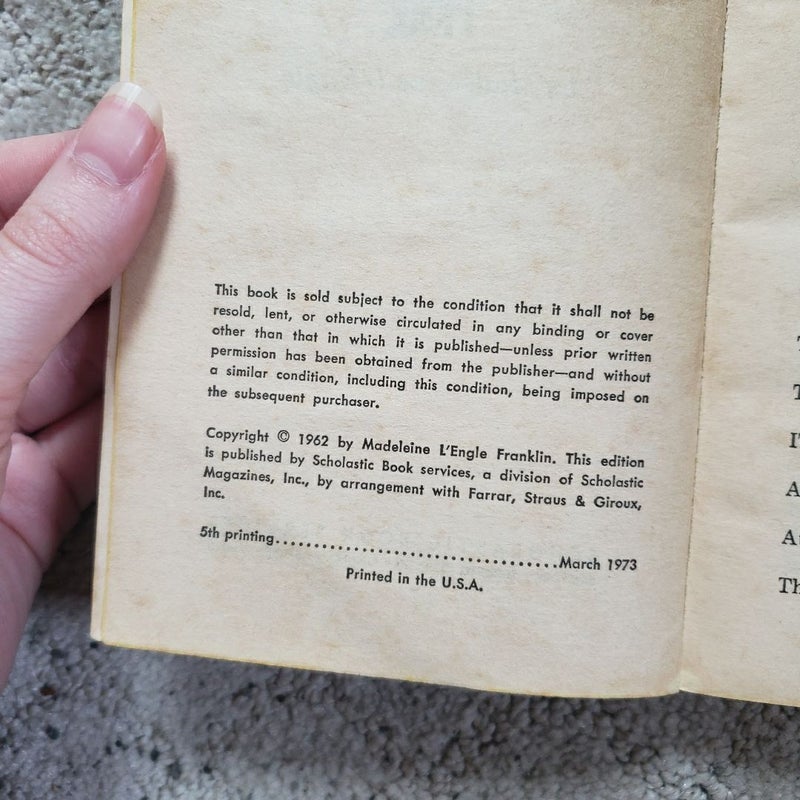 A Wrinkle in Time (5th Scholastic Printing, 1973)